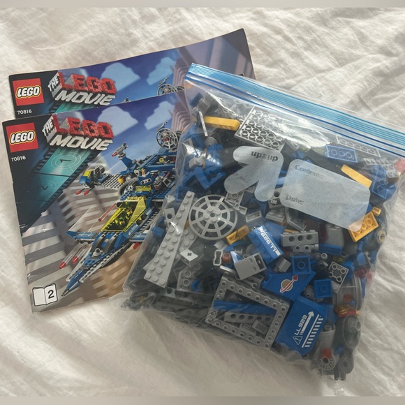 The Lego Movie Benny’s Spaceship 70816 Complete Set No Box